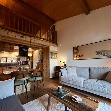 Appartement Ensoleille Aux Tines, Vue Massif Chamonix Exteriör bild